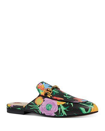 Gucci x Ken Scott Women's Princetown Floral Print Mules